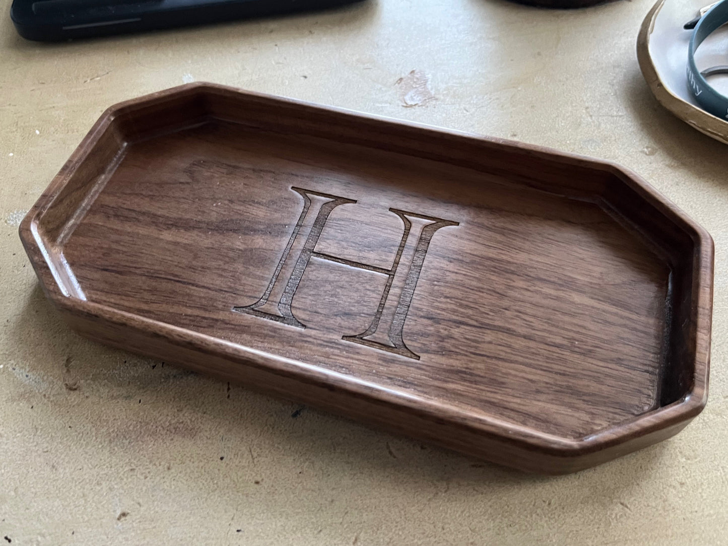 Hardwood Organizer Tray