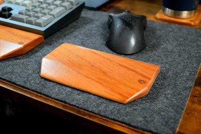 Hardwood Mouse Wrist Rest | Solid Wood Ergonomic Support, Custom Engraving
