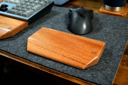 Hardwood Mouse Wrist Rest | Solid Wood Ergonomic Support, Custom Engraving