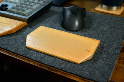 Hardwood Mouse Wrist Rest | Solid Wood Ergonomic Support, Custom Engraving