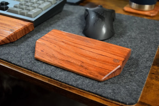 Hardwood Mouse Wrist Rest | Solid Wood Ergonomic Support, Custom Engraving